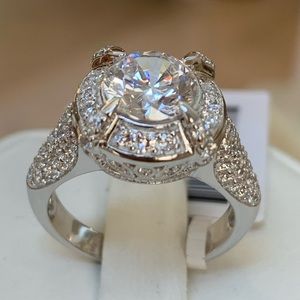 New 2ct Round cut Engagement Ring size 8